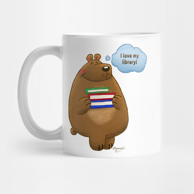 I Love My Library Ready To Read Bear! by ErinKantBarnard